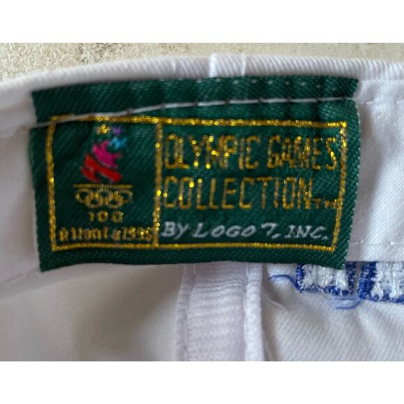 Atlanta 1996 Olympics Green/White Hat Adjustable Snapback Baseball Cap Vintage - Picture 7 of 8